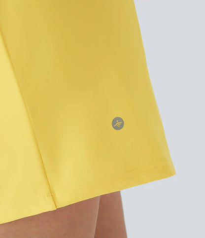 SoftlyZero™ Airy Super High Waisted 2-in-1 InstantCool Yoga Shorts 5'' with Pockets-Longer Length