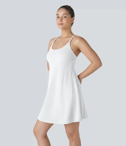 SoftlyZero™ Plush Backless Active Dress-Longer Length-Easy Peezy Edition