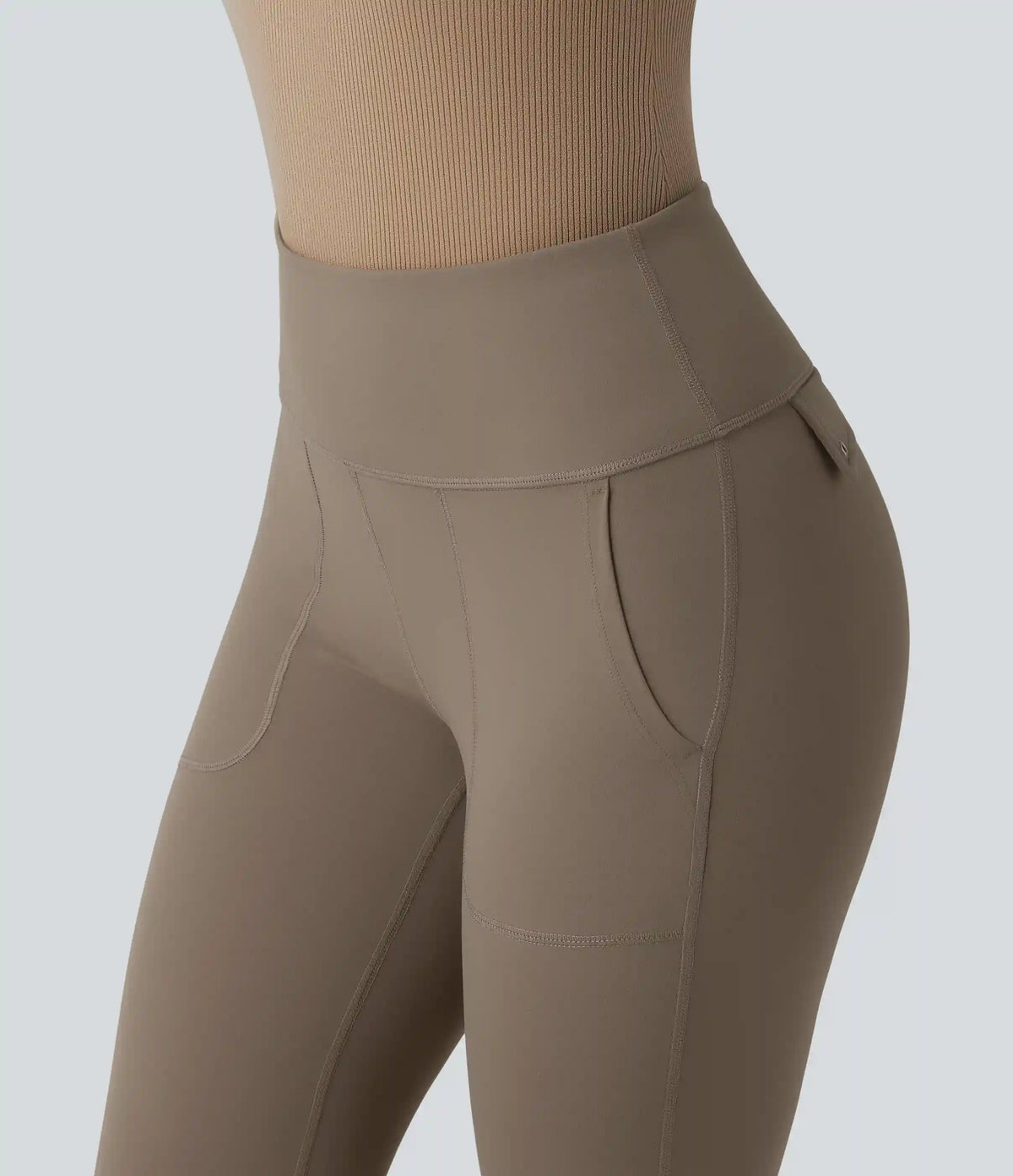 Halara UltraSculpt™ High Waisted Tummy Control Casual 7/8 Leggings with Pockets