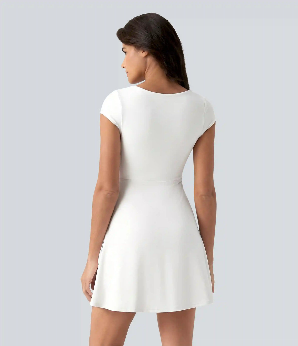 SoftlyZero™ Plush Square Neck Corset 2-in-1 Mini Casual Dress with Pockets