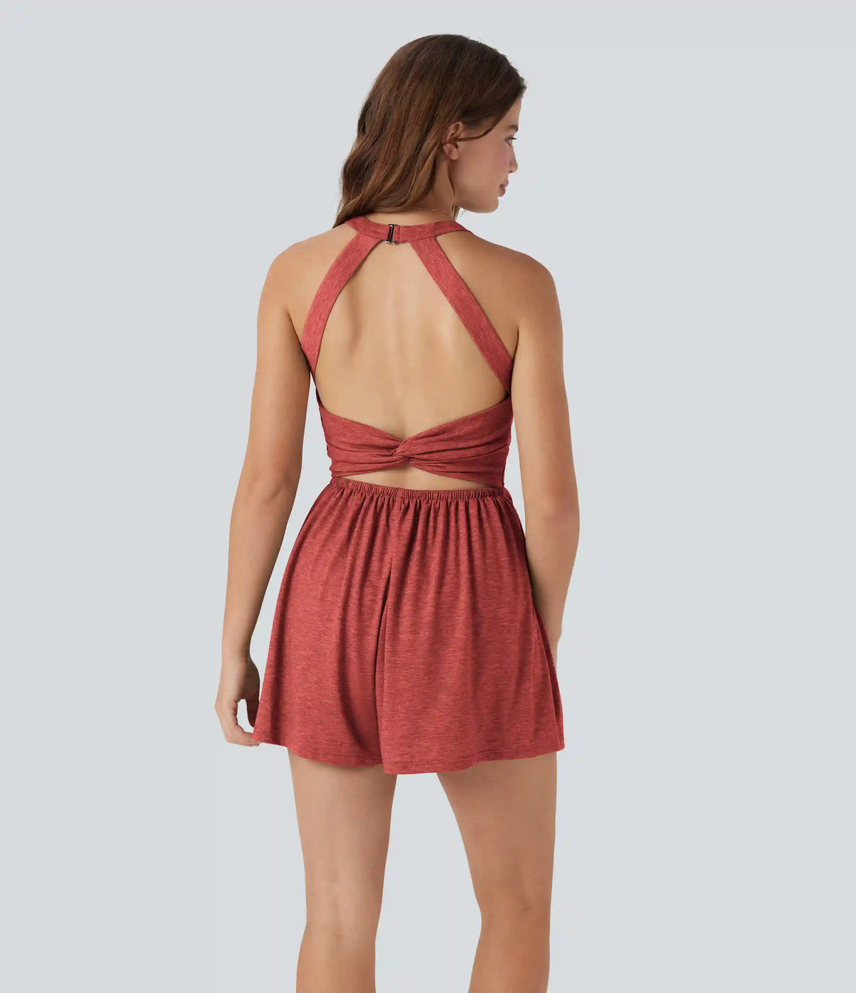 Padded 2-in-1 Romper with Pockets-Easy Peezy Edition