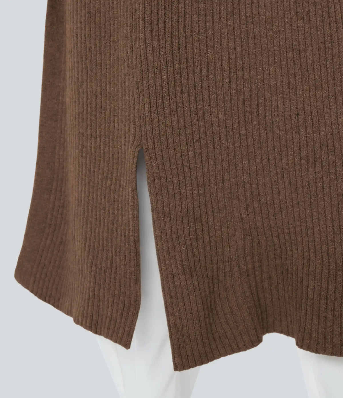 Hooded Long Sleeve Pocket Longline Casual Cardigan