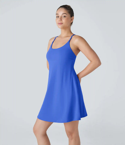 SoftlyZero™ Plush Backless Active Dress-Longer Length-Easy Peezy Edition