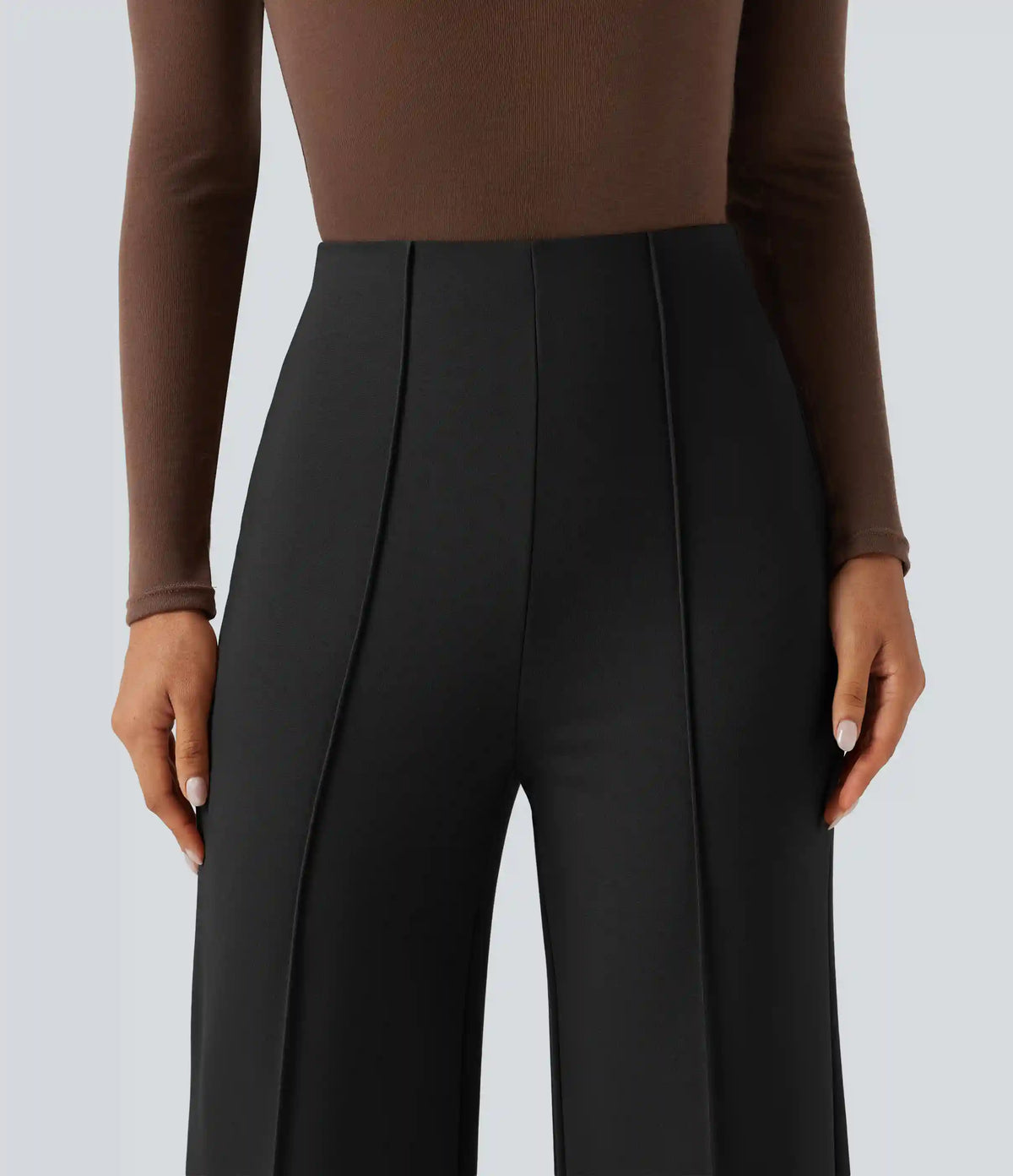 Halara Flex™ High Waisted Pintuck Wide Leg Work Pants