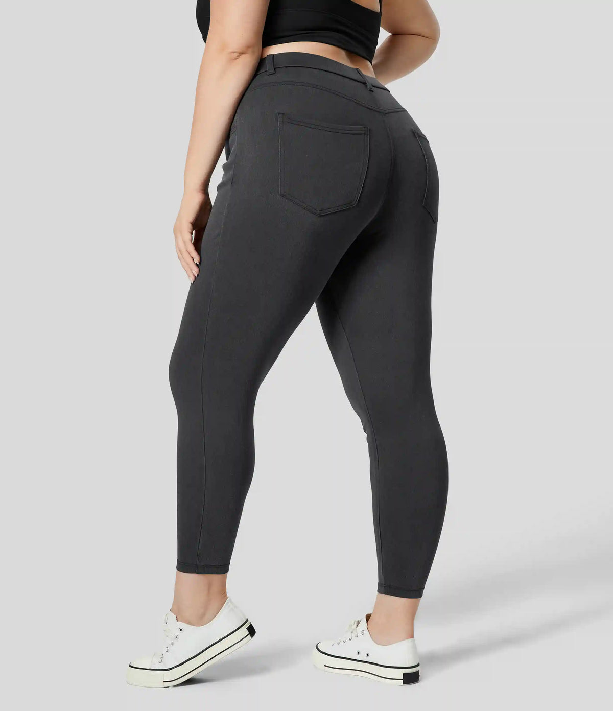 Halara Flex™ High Waisted Pockets Denim Work 7/8 Plus Size Leggings
