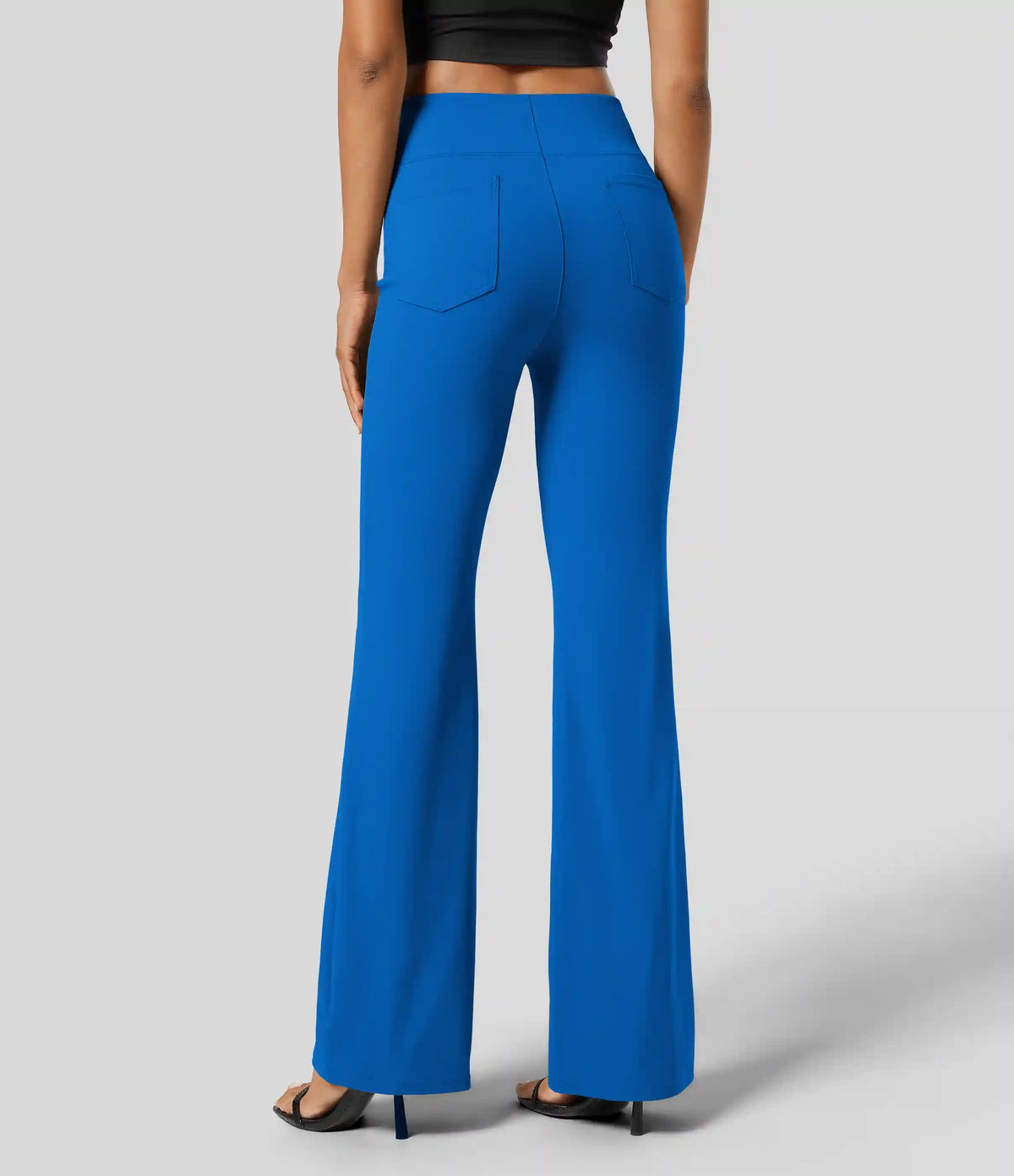 Halara Flex™ High Waisted Back Side Pocket Slight Flare Work Pants