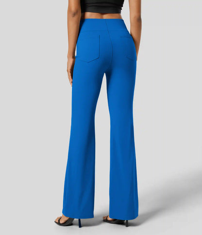 Halara Flex™ High Waisted Back Side Pocket Slight Flare Work Pants