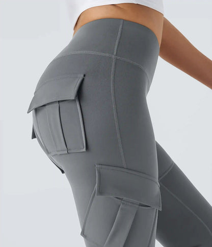 DayStretch High Waisted Cargo Pocket Skinny Yoga Leggings