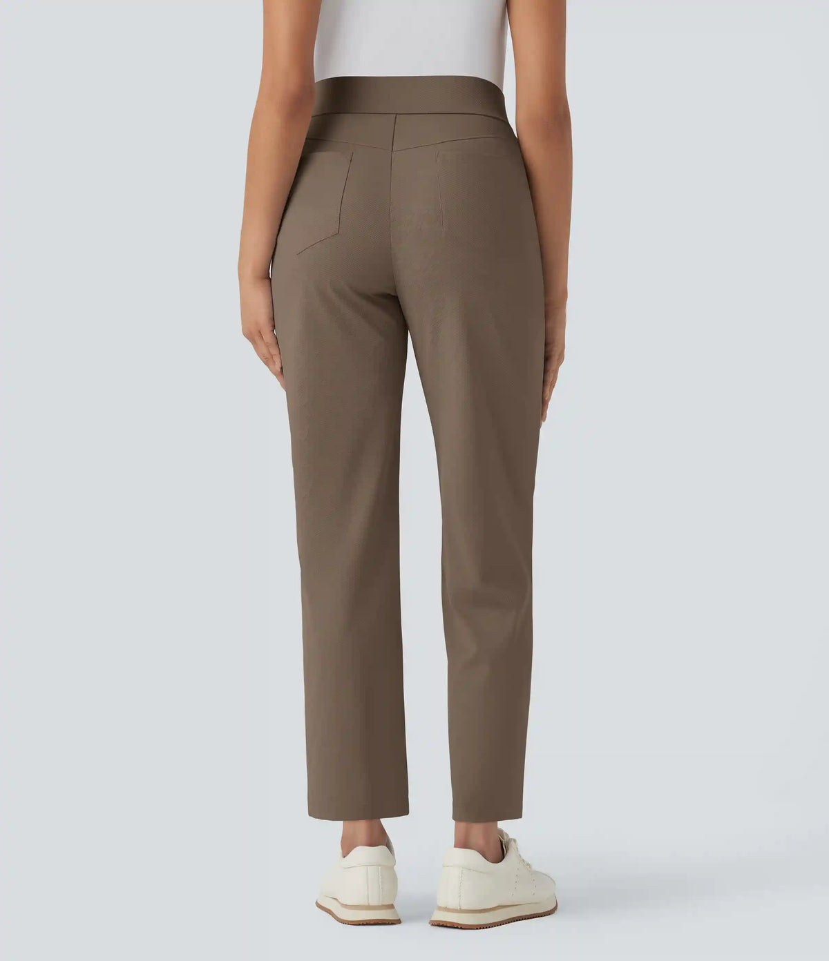Mid High Waisted Pockets Quick Dry Golf Pants-Golf Tee-UPF40+