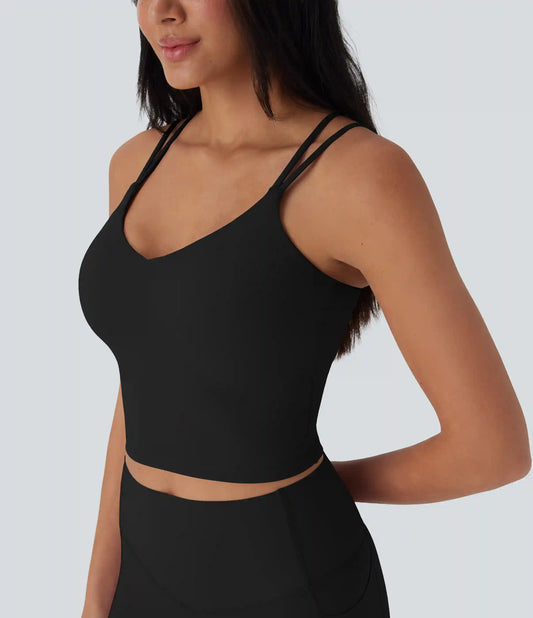 Halara UltraSculpt™ Cool Quick Dry Cropped Yoga Tank Top-UPF50+