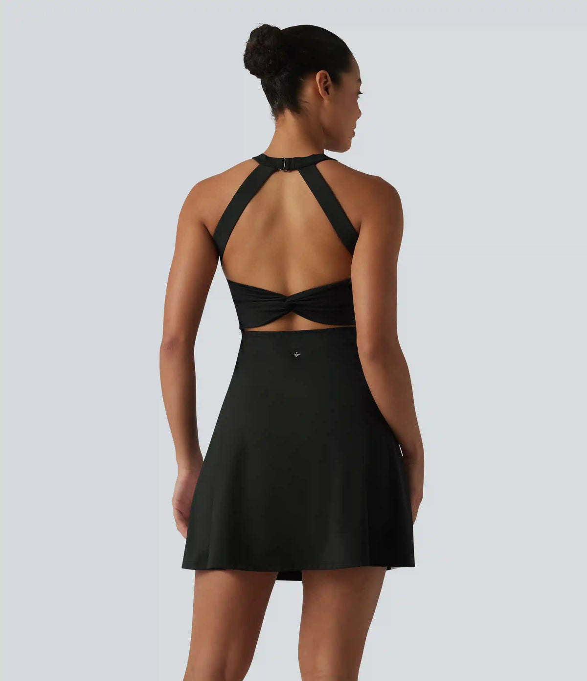 Softlyzero™ Airy Built-in Bra Color Block 2-in-1 InstantCool Mini Tennis Active Dress with Pockets-Easy Peezy Edition