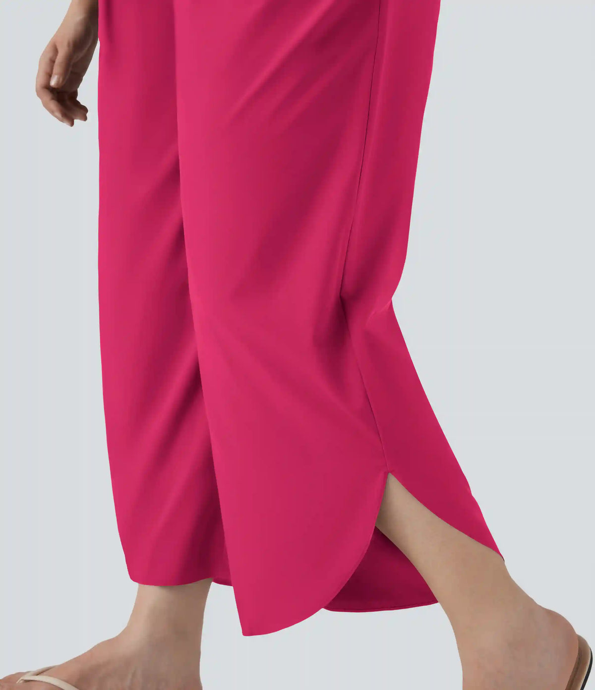 Plus Size Breezeful™ High Waisted Tummy Control Hem Quick Dry Pants with Pockets