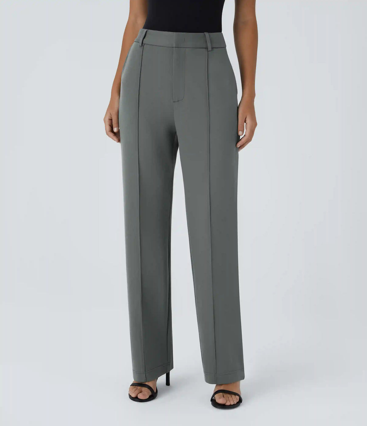 Halara Flex™ High Waisted Zipper Pocket Straight Leg Work Pants