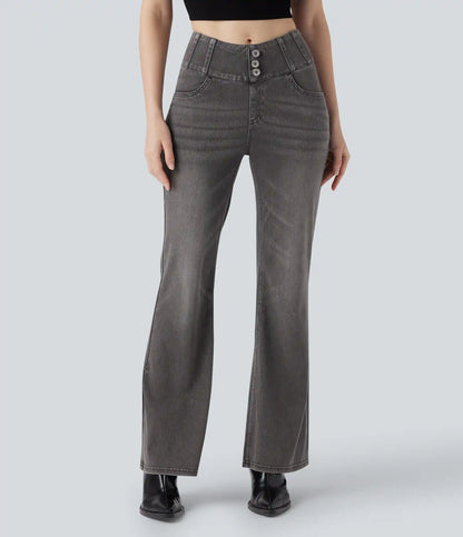 Halara Flex™ High Waisted Bootcut Casual Jeans with Pockets