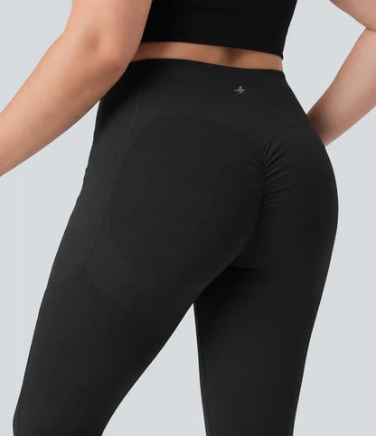 Plus Size Halara UltraSculpt™ High Waisted Scrunch Butt Lifting Tummy Control Shaping Training Biker Shorts 9'' with Pockets