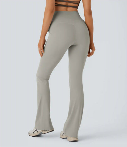 SoftlyZero™ QuickDry High Waisted Tummy Control Pocket Yoga Flare Leggings