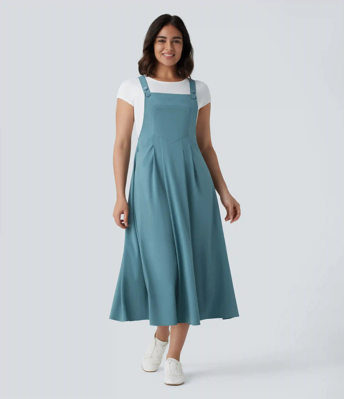 Breezeful™ Pockets Flowy Quick Dry Midi Casual Dress
