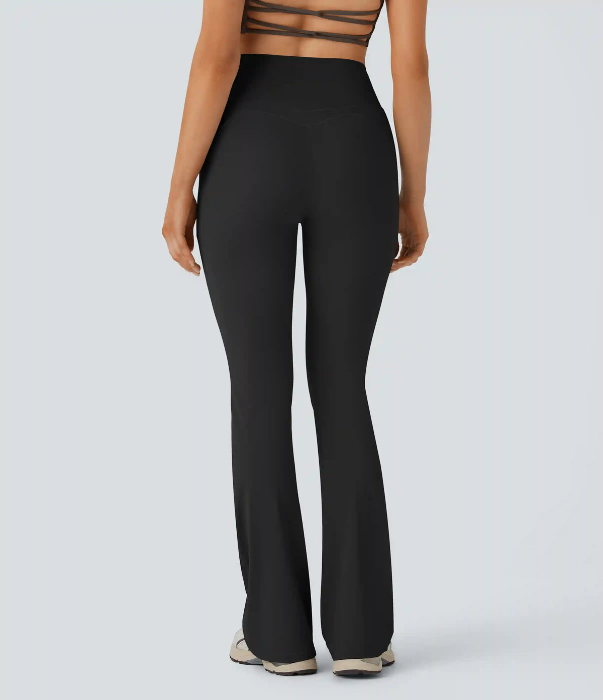 SoftlyZero™ QuickDry High Waisted Tummy Control Pocket Yoga Flare Leggings