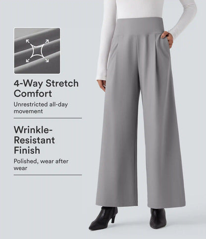 Halara Flex™ High Waisted Twill Work Baggy Pants with Pockets