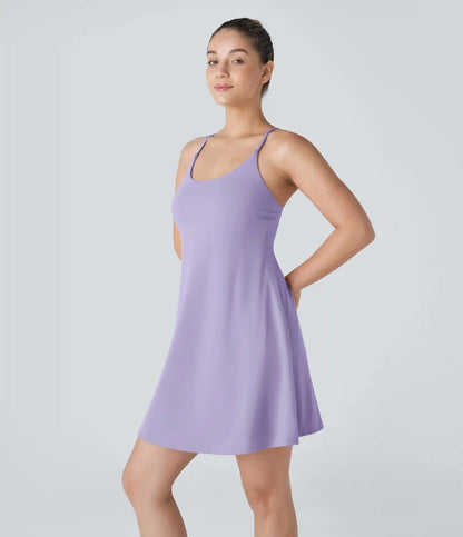 SoftlyZero™ Plush Backless Active Dress-Longer Length-Easy Peezy Edition