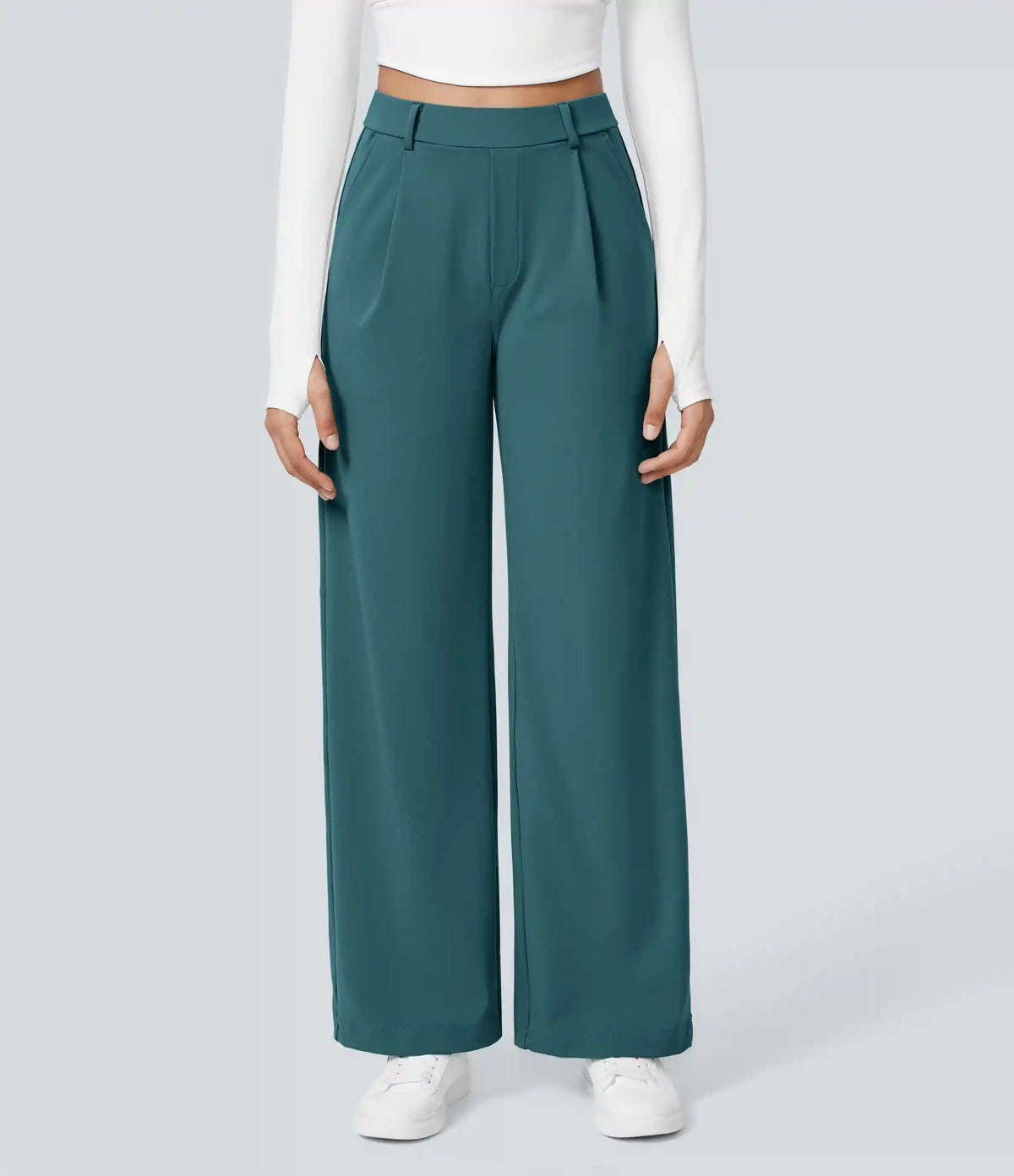 Halara Flex™ DayStretch High Waisted Pocket Straight Leg Work Pants