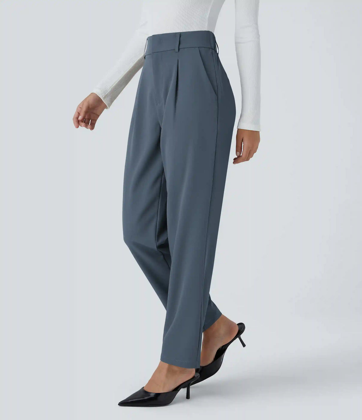 Halara Flex™ High Waisted Pocket Solid Work Tapered Pants