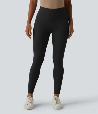 Halara UltraSculpt™ High Waisted Tummy Control Casual 7/8 Leggings with Pockets