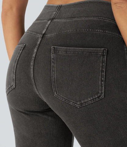 Halara Flex™ High Waisted Pockets Straight Leg Work Jeans