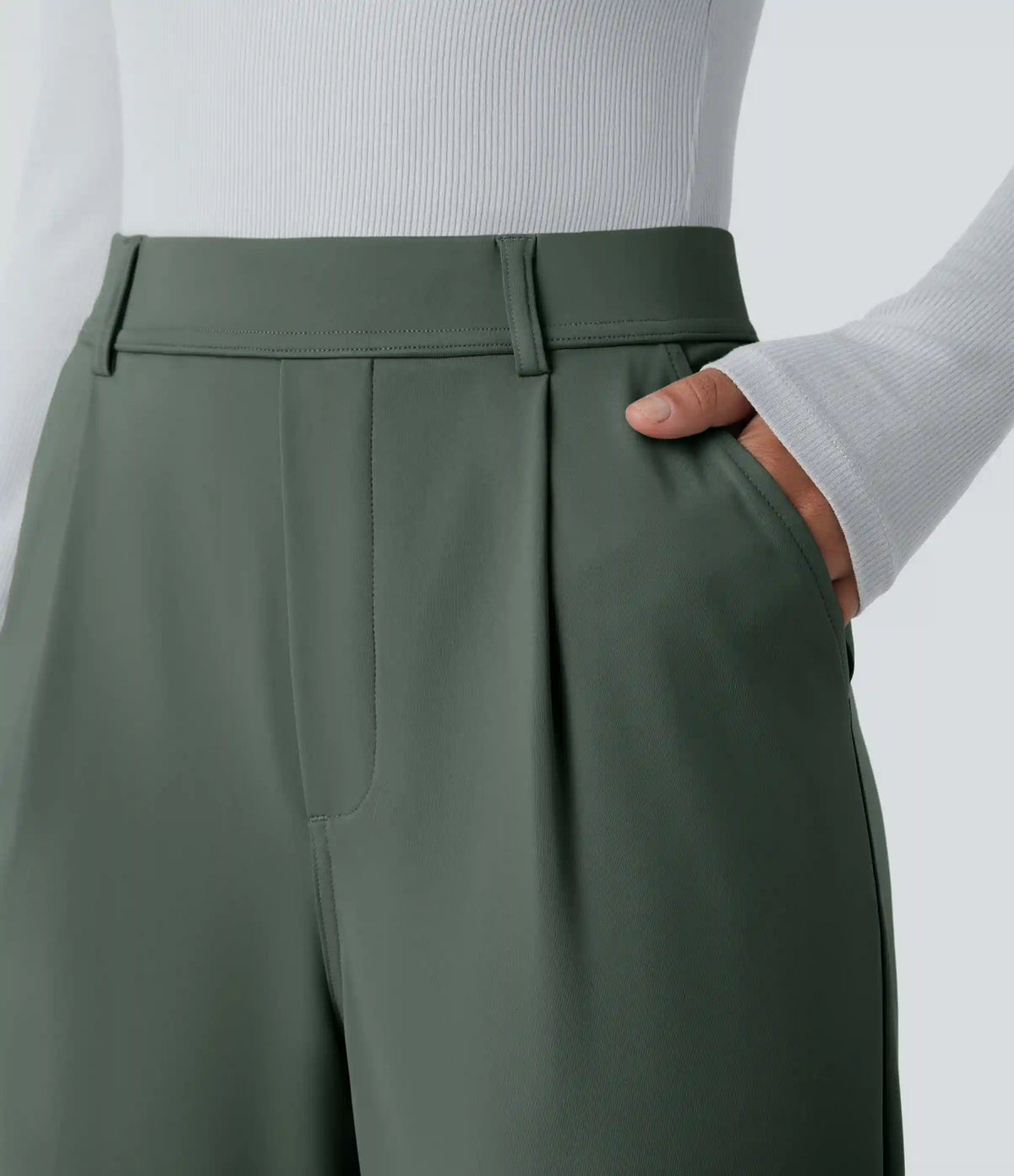 Halara Flex™ DayStretch High Waisted Pocket Work Flare Pants