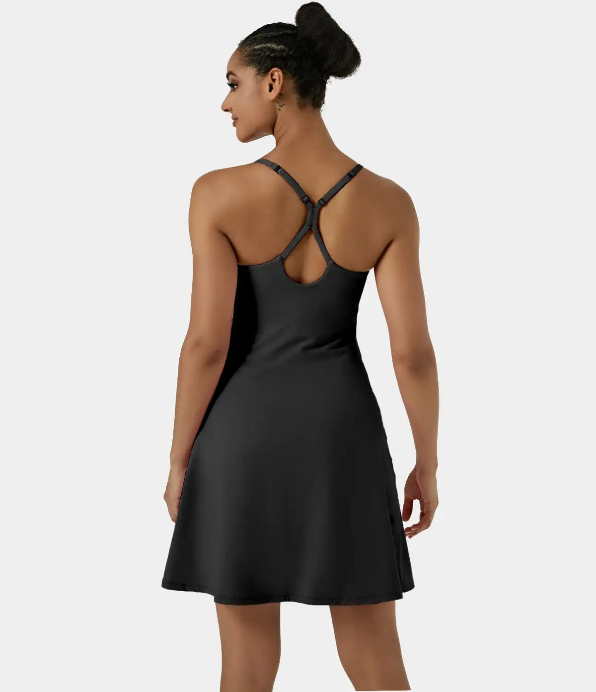 SoftlyZero™ Airy Cut Out 2-in-1 Pocket InstantCool Longer Active Dress