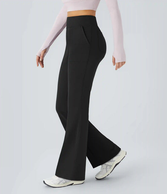 DayStretch High Waisted Pocket Plain Flare Leggings