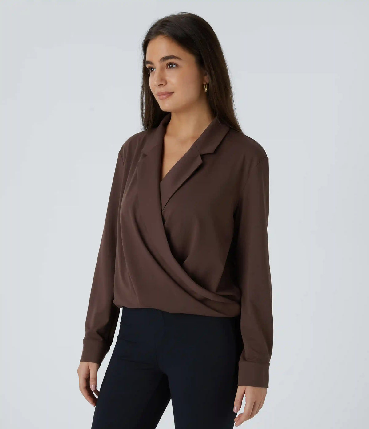 Crossover Long Sleeve Work Shirt
