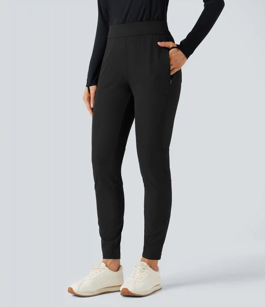 Water Repellent Mid Rise Hiking Pants with Zip Pockets