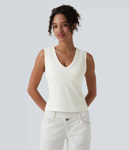 V-neck Casual Tank Top