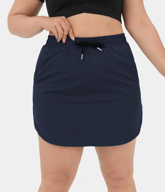 Everyday 2-in-1 Plus Size Golf Skirt-Serenity