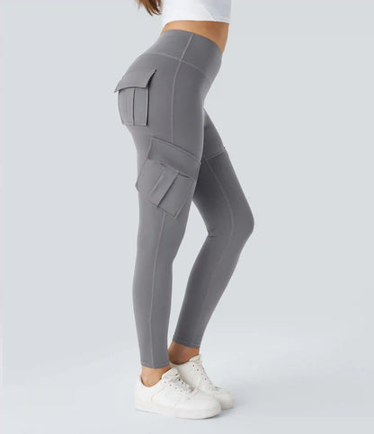 DayStretch High Waisted Cargo Pocket Skinny Yoga Leggings