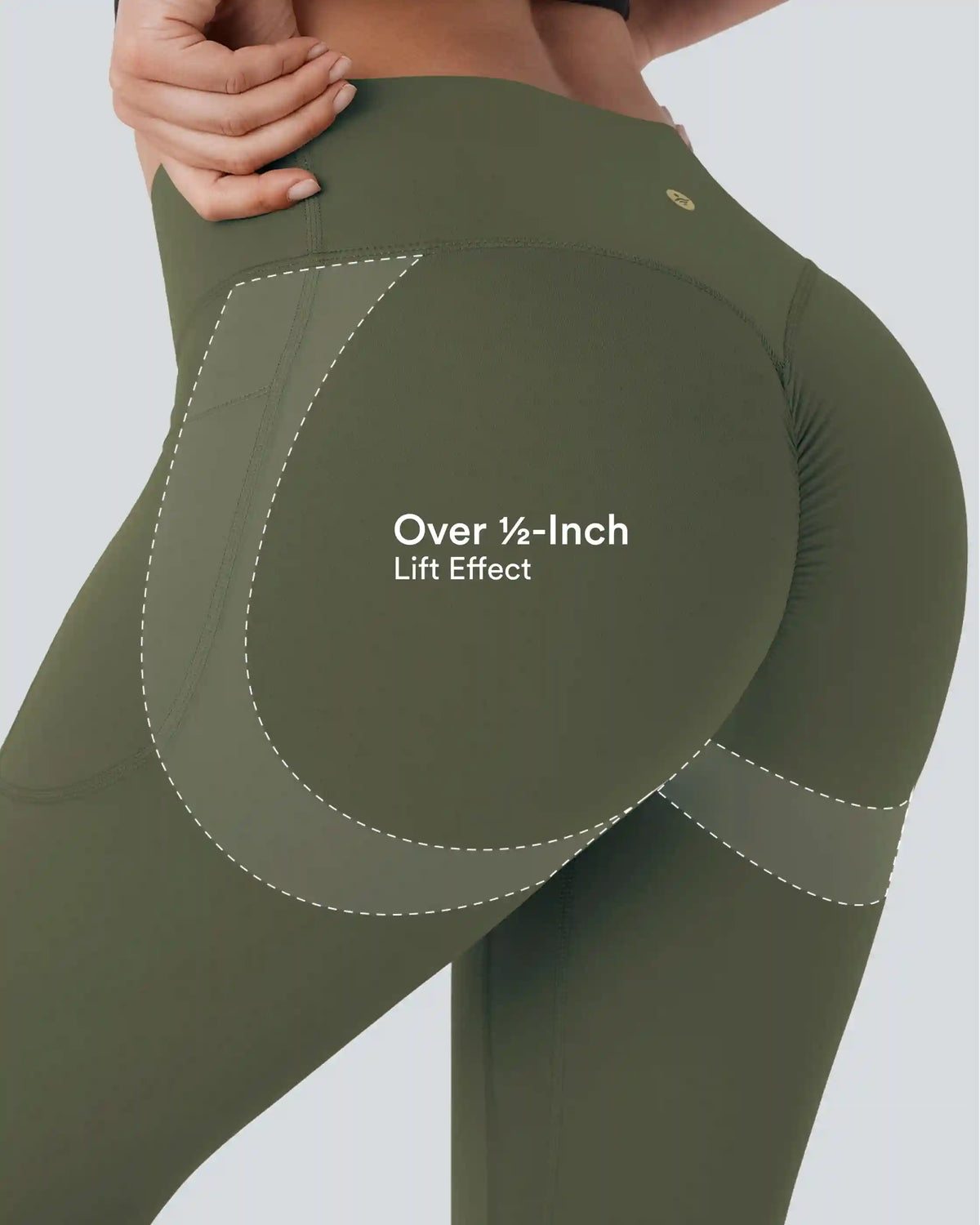 Halara UltraSculpt™ High Waisted Scrunch Butt Lifting Tummy Control Pocket Shaping Yoga Bootcut Leggings