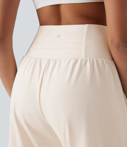 SoftlyZero™ Airy Super High Waisted 2-in-1 InstantCool Yoga Shorts 7" with Pockets