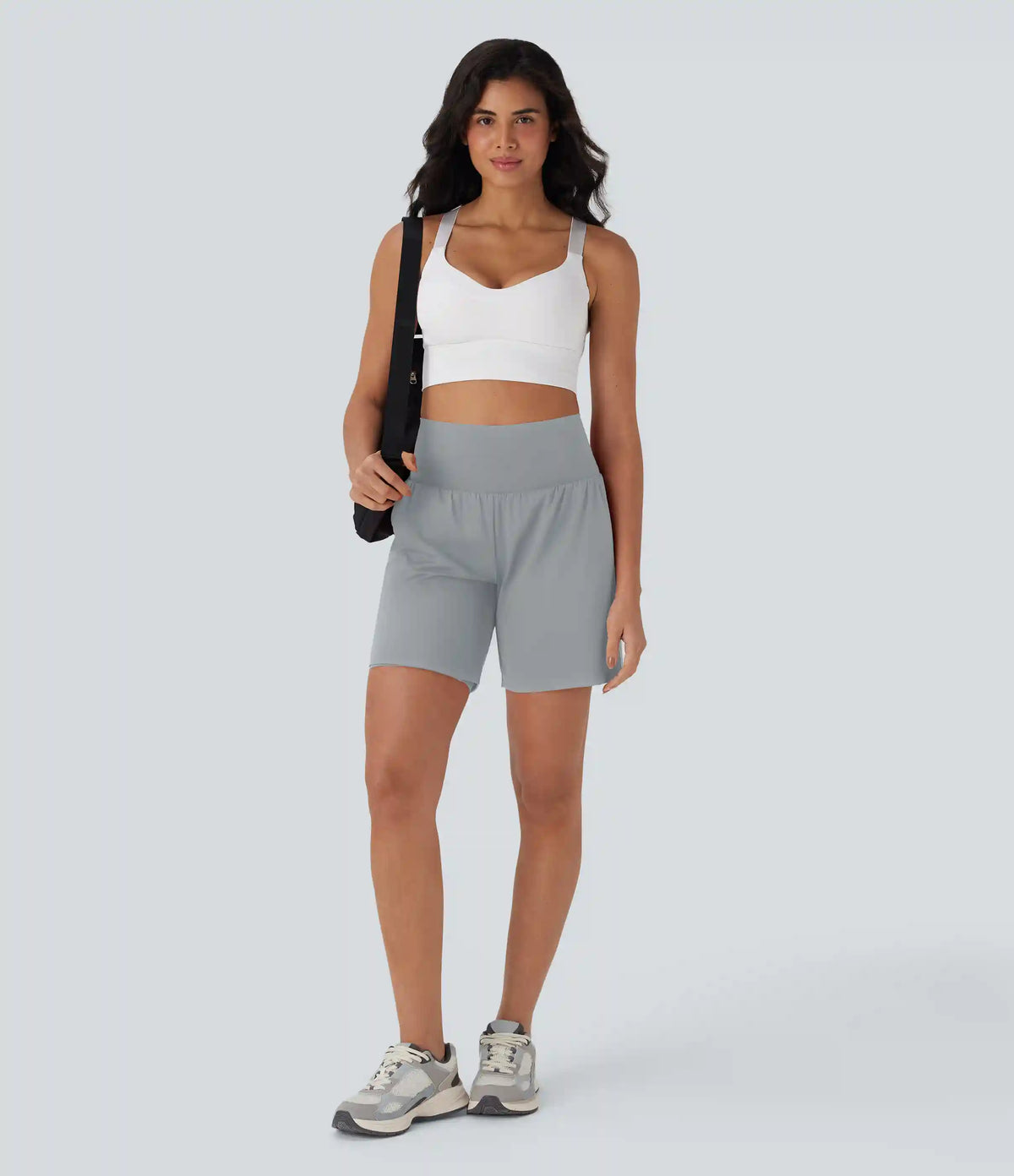 SoftlyZero™ Airy Super High Waisted 2-in-1 InstantCool Yoga Shorts 7" with Pockets