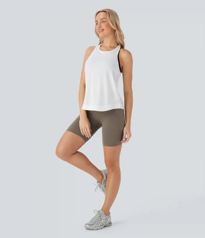 Halara UltraSculpt™ High Waisted Butt Lifting Tummy Control Pocket Shaping Training Biker Shorts 7''
