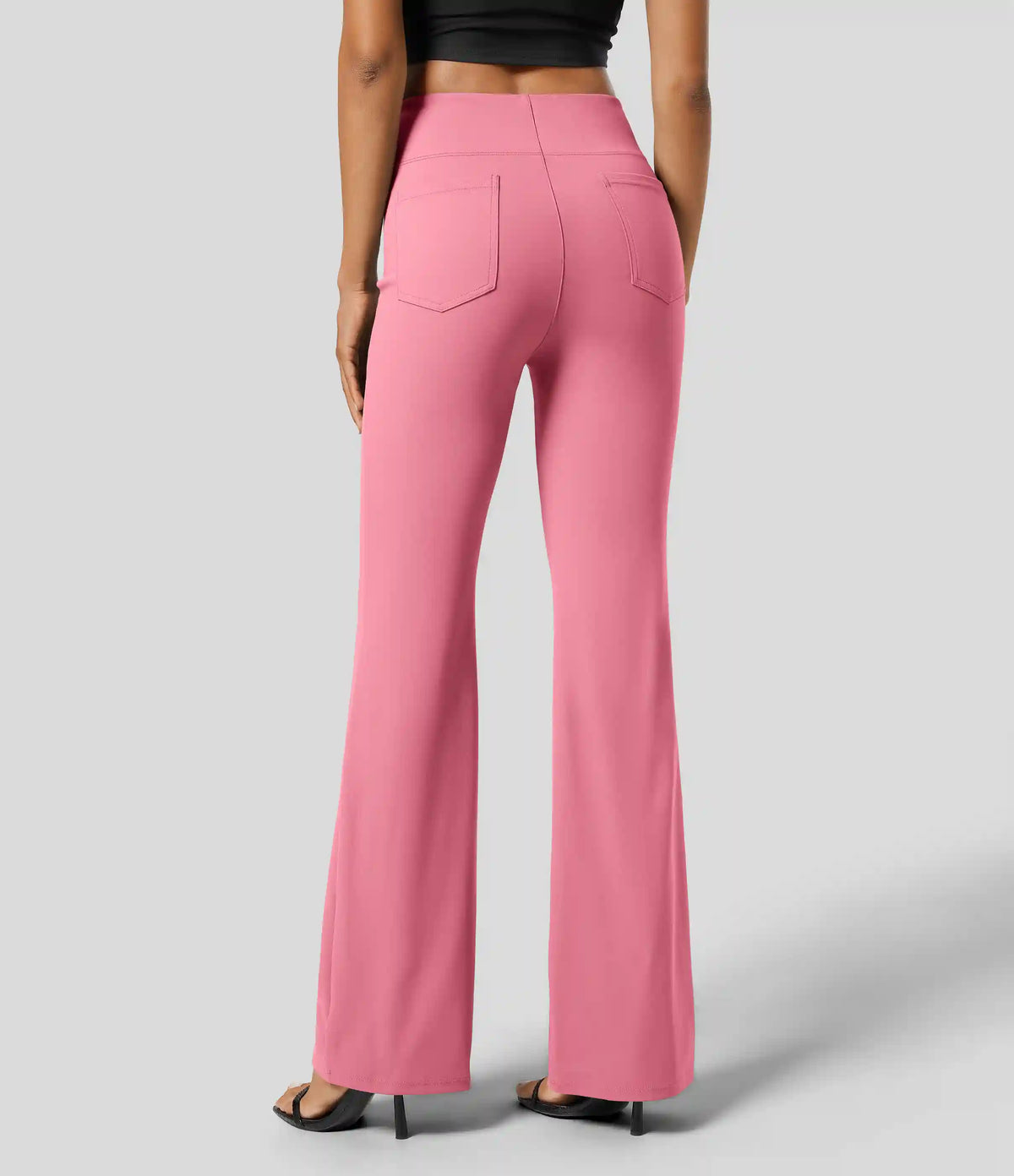 Halara Flex™ High Waisted Back Side Pocket Slight Flare Work Pants