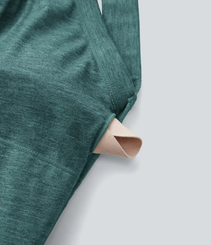 Padded 2-in-1 Romper with Pockets-Easy Peezy Edition