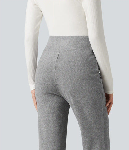 High Waisted Flare Casual Pants