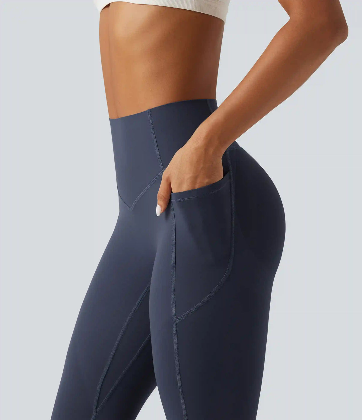 Halara UltraSculpt™ High Waisted Tummy Control Butt Lifting Yoga Leggings with Pockets