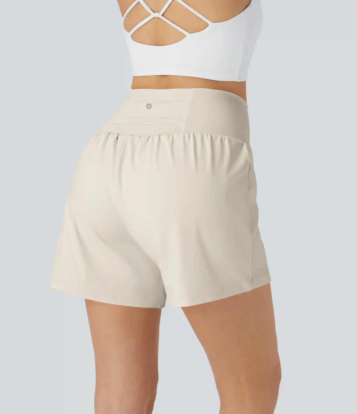 SoftlyZero™ Airy Super High Waisted 2-in-1 InstantCool Yoga Shorts 5'' with Pockets-Longer Length