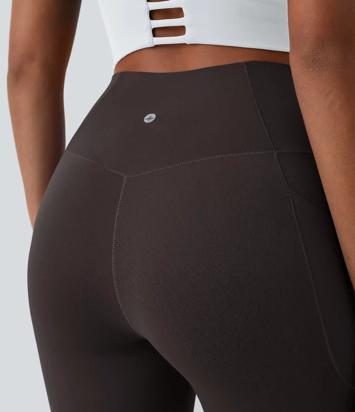 SoftlyZero™ Crossover Pocket Plain Leggings