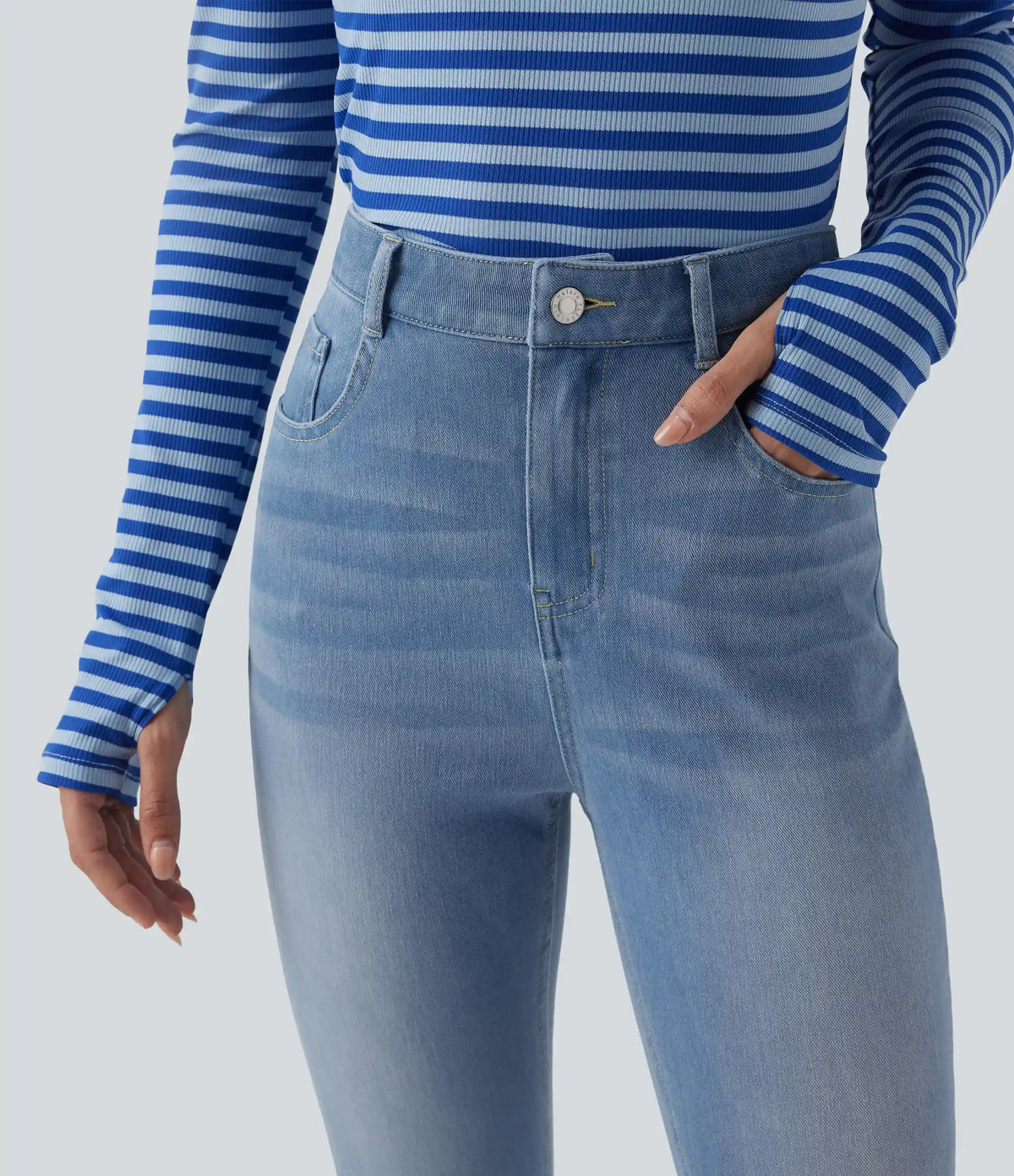 Halara Flex™ High Waisted Casual Skinny Jeans with Pockets