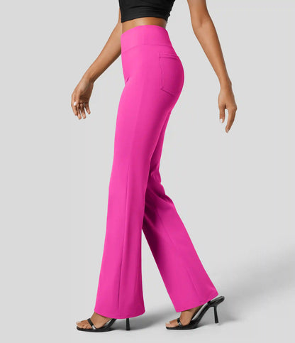 Halara Flex™ High Waisted Back Side Pocket Slight Flare Work Pants