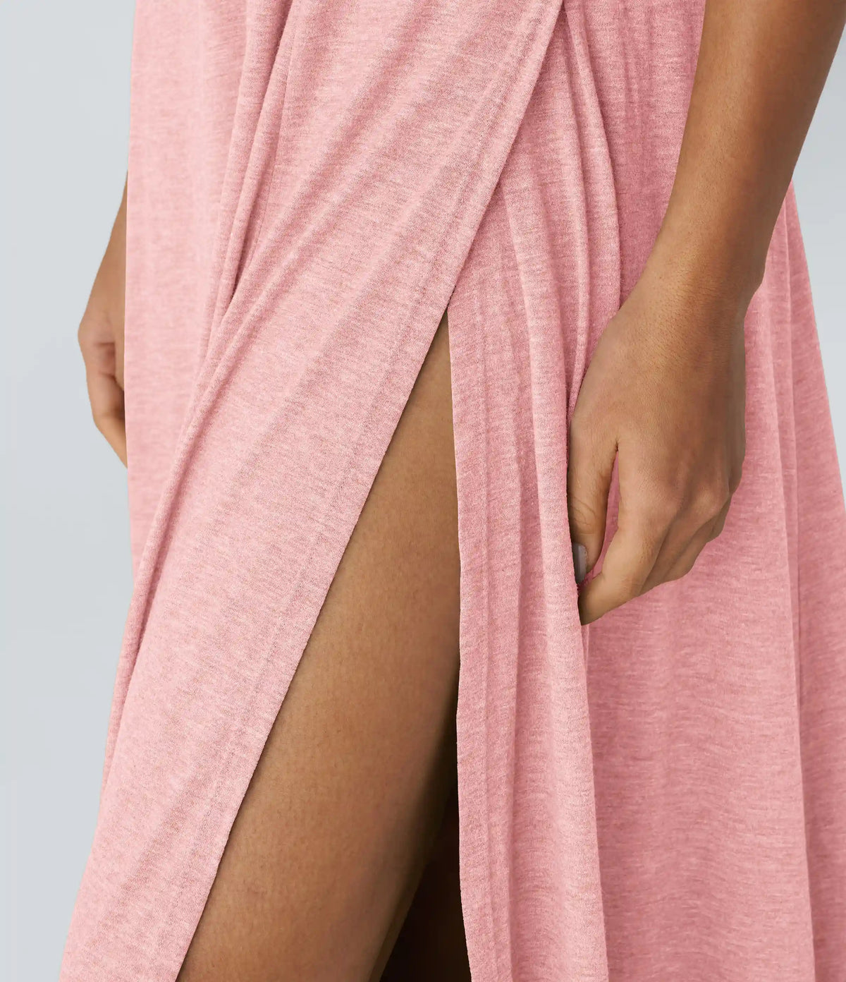 U Neck Flowy Maxi Casual Tank Dress