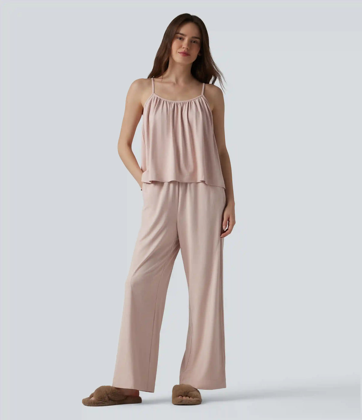 Draped Lounge Tank Top